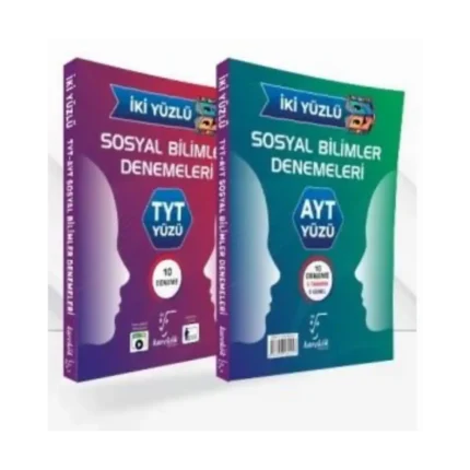 İki Yüzlü TYT-AYT Sosyal Bilgiler Denemeleri-Karekök Yayınları