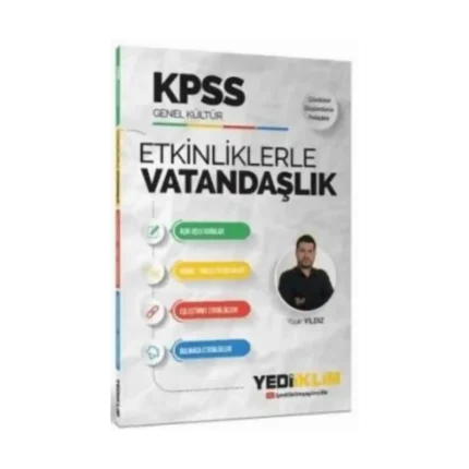 2026 KPSS Genel Kültür Etkinliklerle Vatandaşlık-Yediiklim Yayınları