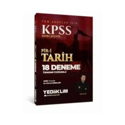 KPSS Genel Kültür Pir-i Tarih 18 Deneme-Yediiklim Yayınları