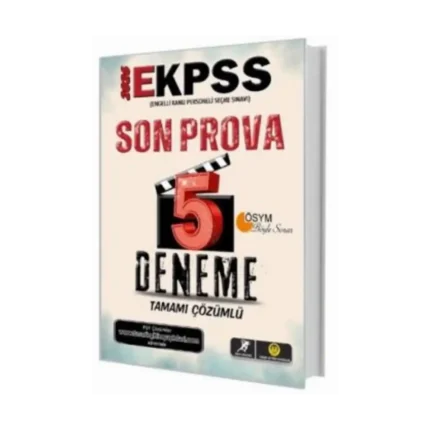 E-KPSS Son Prova 5 Çözümlü Deneme-Kolektif-Tasarı Yayıncılık