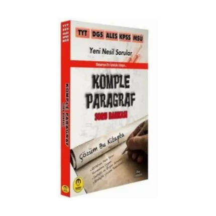 TYT-DGS-ALES-KPSS Komple Paragraf Soru Bankası - Tasarı Yayınları