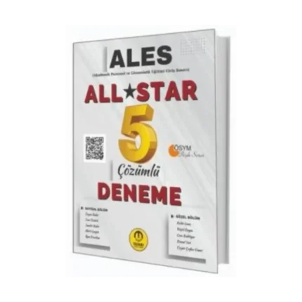ALES Deneme All Star 5 li Çözümlü-Tasarı Yayınları