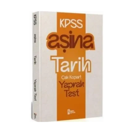 2025 KPSS Tarih Yaprak Test Aşina-İsem Yayınları