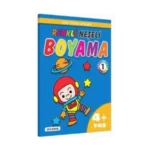 Renkli Neşeli Boyama 1 4+Yaş Kalın Boyama - Pinokyo Yayınları