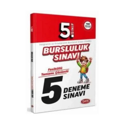 5.SINIF Bursluluk Sınavı Çözümlü Deneme İOKBS PBYS-Data Yayınları