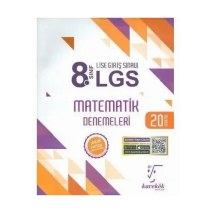 8.Sınıf Matematik Deneme Sınavı LGS - Karekök Yayınları