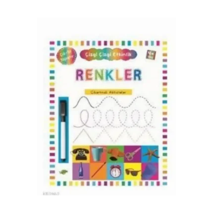 Renkler 4+ Yaş Çizgi Çizgi Etkinlik - Kukla Yayınları