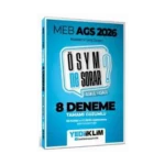 MEB-AGS ÖSYM Ne Sorar 8 Fasikül Deneme - Yediiklim Yayınları