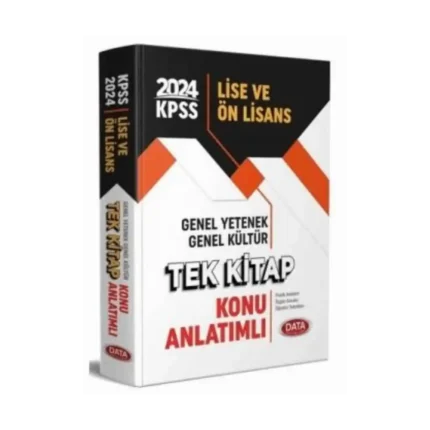 2026 KPSS Lise Önlisans Konu Anlatımı Tek Kitap - Data Yayınları