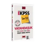E-KPSS Tam Not Serisi Vatandaşlık Hem Konu Soru Özet Ders Notu-Yargı Yayınları
