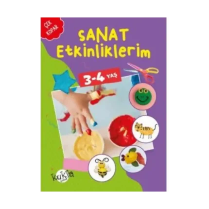 Sanat Etkinliklerim 3-4 Yaş-Kukla Yayınları
