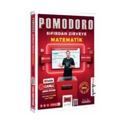 Pomodoro Sıfırdan Zirveye KPSS ALES DGS MEB-AGS TYT-AYT Matematik Canlı Ders Kitabı-İlyas Güneş-Yargı Yayınevi