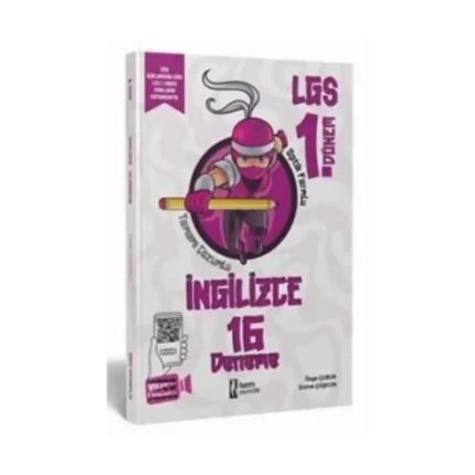 8.Sınıf LGS 1.Dönem İngilizce 16 Deneme - İsem Yayınları