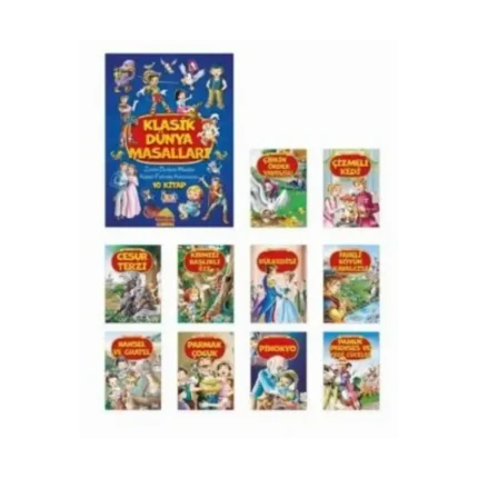 Klasik Dünya Masalları (10 Kitap)-Büyük Boy-Bıcırık Yayınları