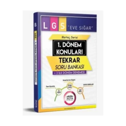 8.Sınıf 1.Dönem Tekrar Soru Bankası - RTY Rota Yayınları