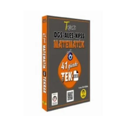 DGS Matematik 41 Günde Tekrar - Tasarı Yayınları