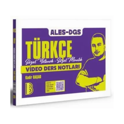 Ales Dgs Türkçe Sözel Yetenek - Sözel Mantık Ders Notları 2026