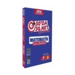 KPSS Matematik 30 da 30 Net Soru Bankası Çözümlü - Tasarı Yayınları