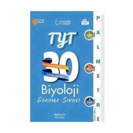 TYT Biyoloji Deneme Sınavı 30lu Palmetre Vid.Çöz.(İADESİZ) - Palme Yayınları