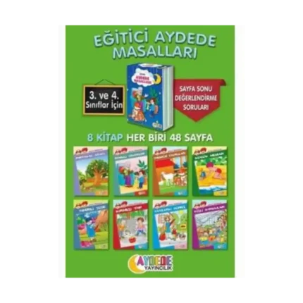 Eğitici Aydede Masalları 8 Kitap-(2*3 ve 4.Sınıflar)-Tandem Yayınları