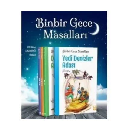 Binbir Gece Masalları (10 Kitap Set) 1.SINIF HİKAYE SETİ - Ema Yayınları