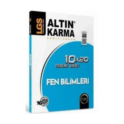 8. Sınıf LGS Fen Bilimleri 10*20 Branş Deneme-Altın Karma Yayınları