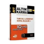 AYT Türk Dili ve Edebiyatı-Sosyal Bilimler 1 Deneme Sınavı - Altın Karma Yayınları