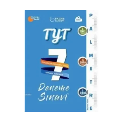 TYT Deneme Sınavı 7li Palmetre (İADESİZ) - Palme Yayınları