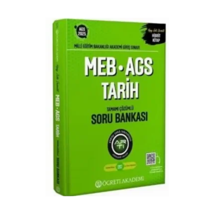 MEB-AGS Tarih Soru Bankası Çözümlü 2025-Öğreti Akademi Yayınları